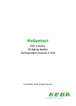 Предварительный просмотр 39 страницы Keba KeContact P30 x-series Configuration Manual