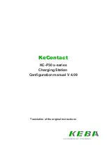 Предварительный просмотр 1 страницы Keba KeContact P30 Configuration Manual