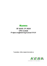 Предварительный просмотр 1 страницы Keba Kemro CP 263/S Project Engineering Manual