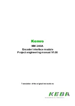 Keba Kemro MM 240/A Project Engineering Manual preview