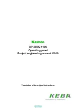 Keba Kemro OP 350/C-1100 Project Engineering Manual предпросмотр