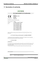 Предварительный просмотр 26 страницы Keba Kemro TM 220/A Project Engineering Manual