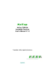 Preview for 1 page of Keba KeTop T50VGA User Manual