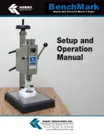 Preview for 1 page of Kebby BenchMark Setup And Operation Manual