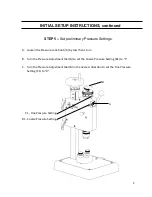 Preview for 11 page of Kebby BenchMark Setup And Operation Manual