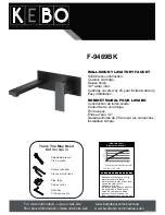 Kebo F-9469BK Installation Instructions Manual preview