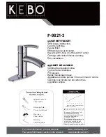 Preview for 1 page of Kebo F-9821-3 Quick Start Manual