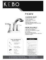 Preview for 1 page of Kebo F14-6412 Manual