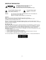 Preview for 2 page of KEC DVD-2 Installation Information & Operating Instructions