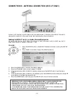 Предварительный просмотр 17 страницы KEC DVD-2 Installation Information & Operating Instructions