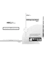 KEC DVD-3 User Manual предпросмотр