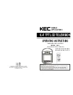 KEC LSM64 Operating Instructions Manual предпросмотр