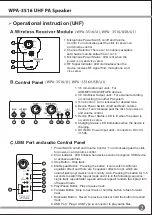 Preview for 6 page of KEC WPA-3516 UHF Series Instruction Manual