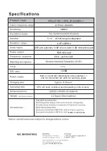 Предварительный просмотр 13 страницы KEC WPA-3516 UHF Series Instruction Manual