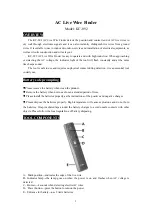 Preview for 2 page of KeCheng KC-092 Operation Manual