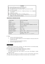 Preview for 4 page of KeCheng KC-092 Operation Manual