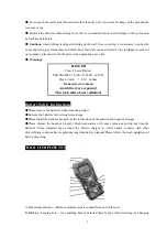 Предварительный просмотр 3 страницы KeCheng KC-109A Operation Manual