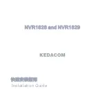 Preview for 1 page of Kedacom NVR1828 Installation Manual