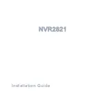 Kedacom NVR2821 Installation Manual preview