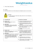 Предварительный просмотр 14 страницы Kee safety Weightanka Assembly And Operating Instructions Manual