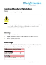 Preview for 28 page of Kee safety Weightanka Assembly And Operating Instructions Manual