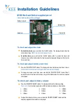 Preview for 3 page of Kee Bio-Guard Installation And Operating Instructions