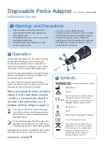 Preview for 1 page of Keeler 2508-P-8026 Instructions For Use