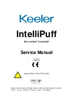 Предварительный просмотр 1 страницы Keeler IntelliPuff Service Manual