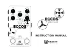 Keeley ECCOS Instruction Manual предпросмотр