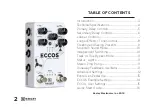 Предварительный просмотр 2 страницы Keeley ECCOS Instruction Manual