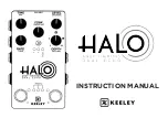 Keeley HALO Instruction Manual preview