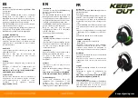 Preview for 1 page of Keep Out HXPRO Quick Start Manual