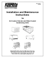 KeepRite K40-CU-IM-13 Installation And Maintenance Instructions Manual preview