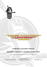 Kees van der Westen Speedster 2020 Installation And User Manual предпросмотр