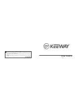 Preview for 1 page of KEEWAY 125-26 User Manual