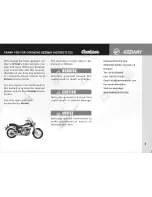 KEEWAY Cruiser 250 Owner'S Manual preview