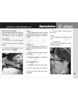 Preview for 19 page of KEEWAY Supershadow Owner'S Manual