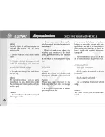 Preview for 22 page of KEEWAY Supershadow Owner'S Manual