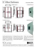 Предварительный просмотр 1 страницы KEF Ci Rear Inc Information Sheet