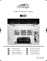 Preview for 1 page of KEF Ci50 SOUNDlight Installation Manual