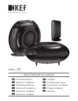 KEF HTB Series HTB2SE Installation Manual preview