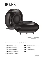 KEF HTB2 Subwoofer Installation Manual preview