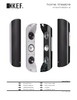 KEF HTC5001.2 Installation Manual предпросмотр