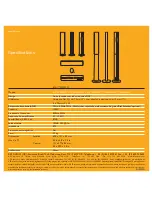 Preview for 1 page of KEF HTC6001 Centre Channel Specifications