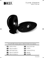 KEF HTS300 I Installation Manual preview