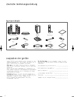 Preview for 44 page of KEF instant dvd theatre KIT200 Installation Manual