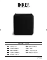 KEF KUBE-2 Installation Manual preview