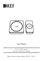 KEF KW1 TX User Manual preview