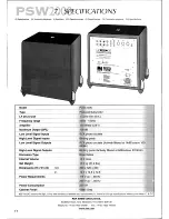 Preview for 11 page of KEF PSW 2000 Installation Manual