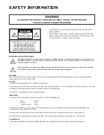 Preview for 3 page of KEF PSW2500 Installation Manual